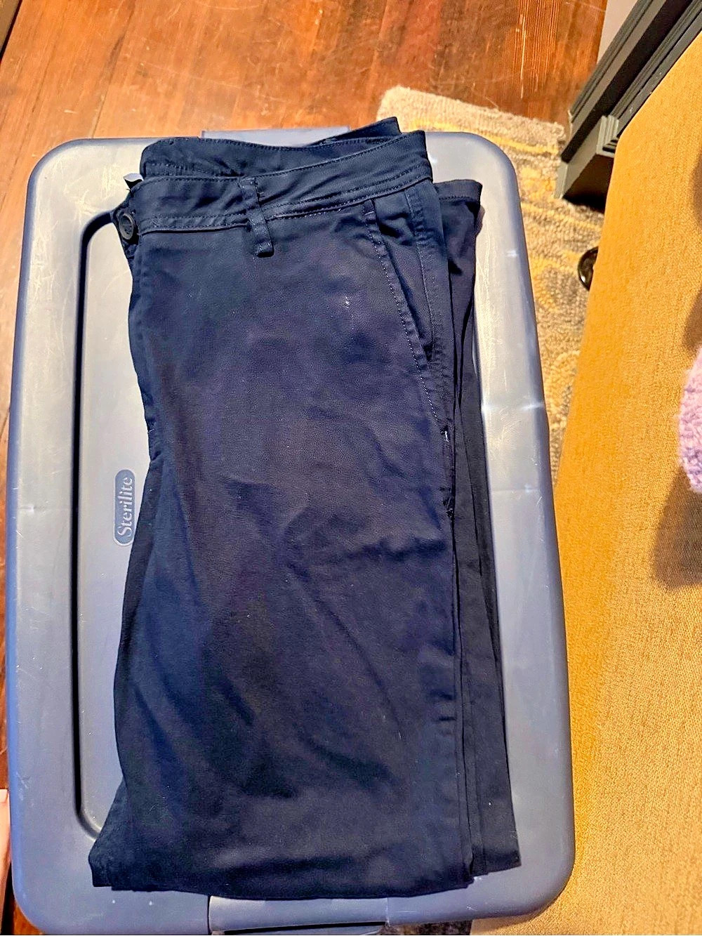 Mizzen+Main Mens Navy Pants